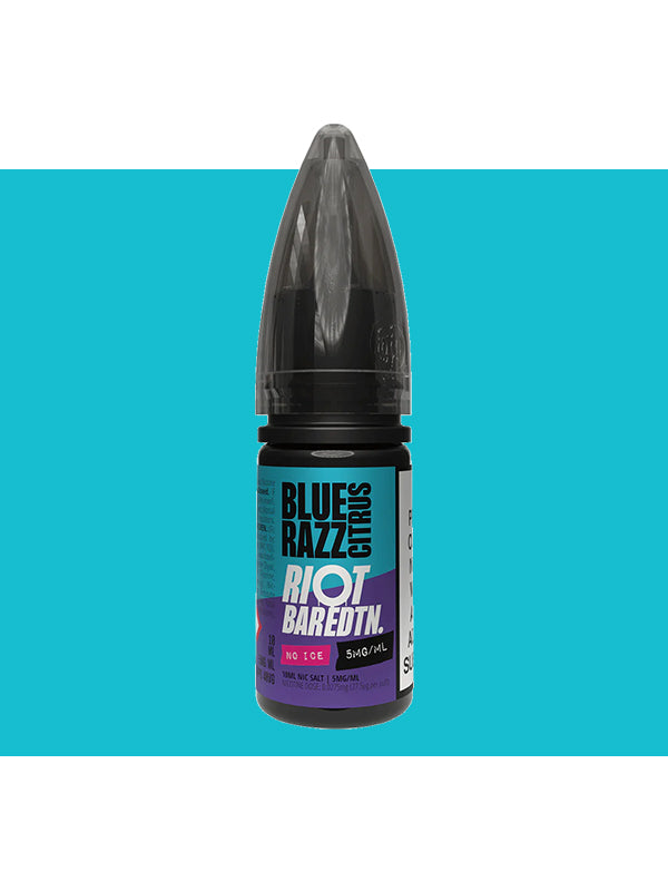 Riot Squad NO ICE Blue Razz Citrus Nic Salt E-Liquid NYKecigs