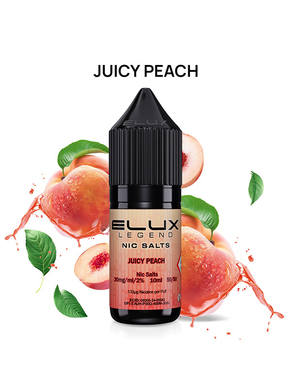 Elux Legend Juicy Peach Nic Salt E-Liquids