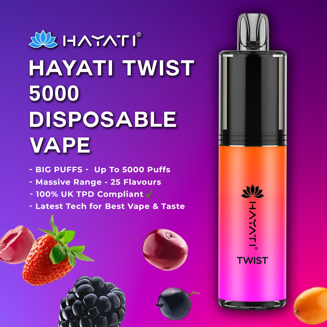 Hayati Twist 5000 Disposable Vape Pod Kit - NYKecigs
