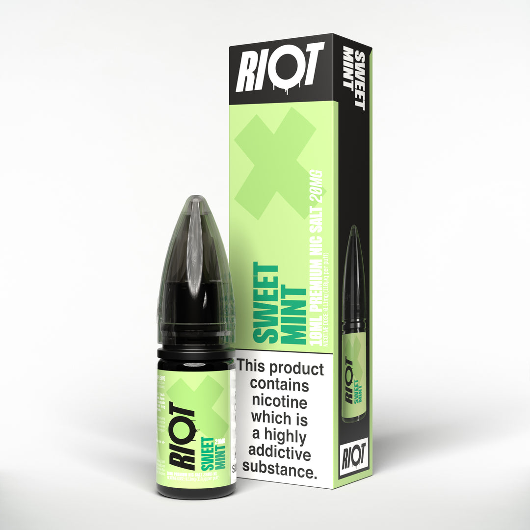 Sweet Mint Riot X Nic Salt E-Liquid