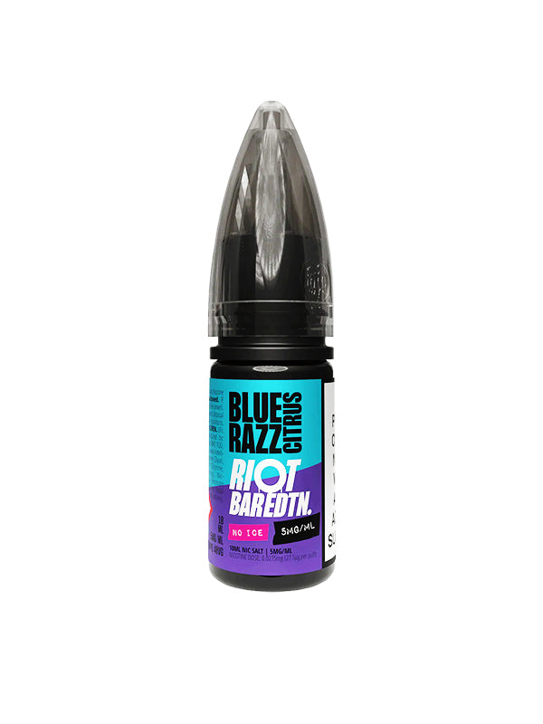 Riot Squad NO ICE Blue Razz Citrus Nic Salt E-Liquid NYKecigs