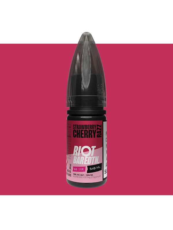 Riot Squad NO ICE Strawberry Cherry Razz Nic Salt E-Liquid