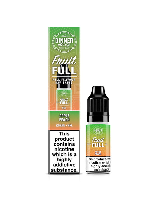 Apple Peach Fruit FULL Nic Salt E-Liquid by Dinner Lady