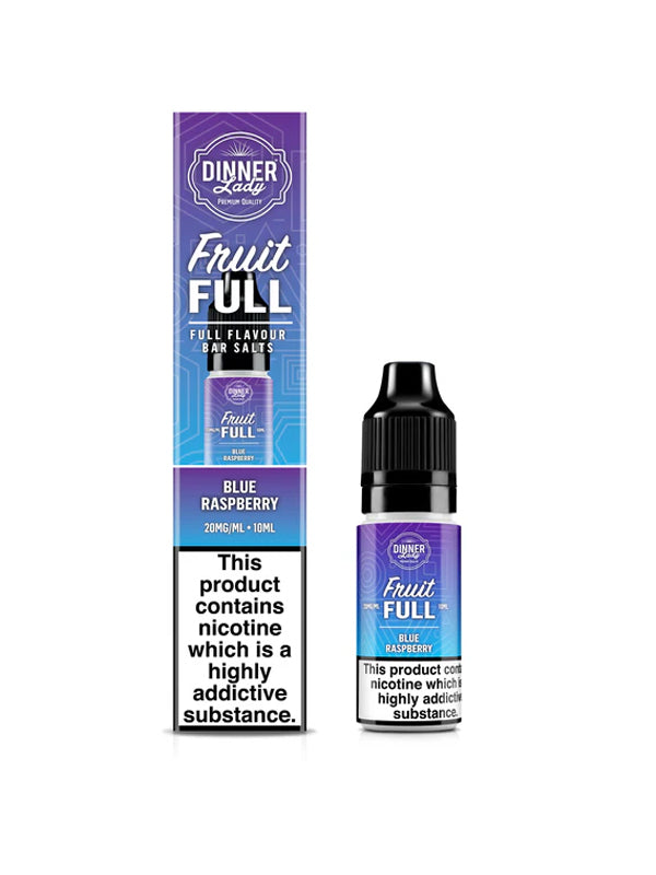 Blue Raspberry Fruit FULL Nic Salt E-Liquid by Dinner Lady