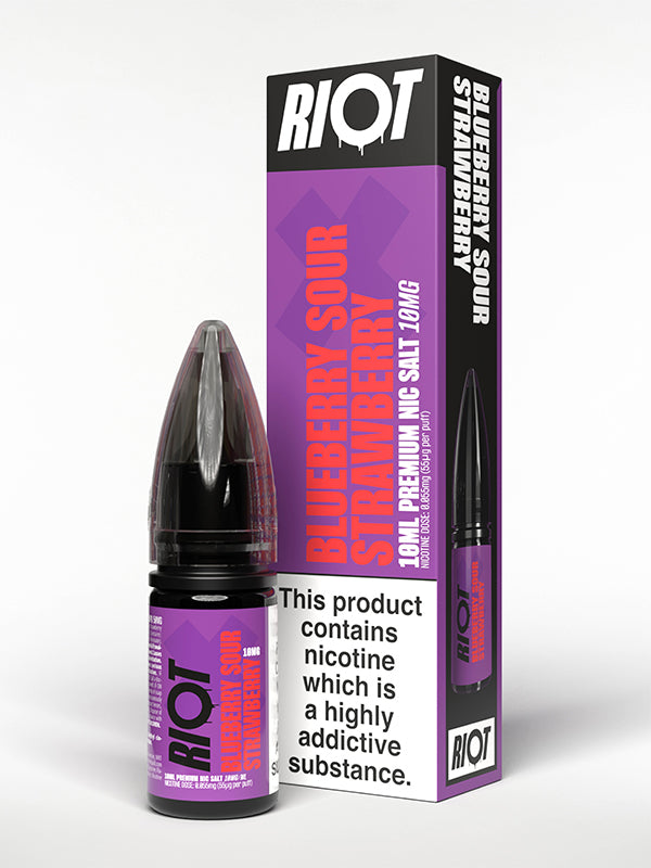 Blueberry Sour Raspberry Riot X Nic Salt E-Liquid by Riot Squad