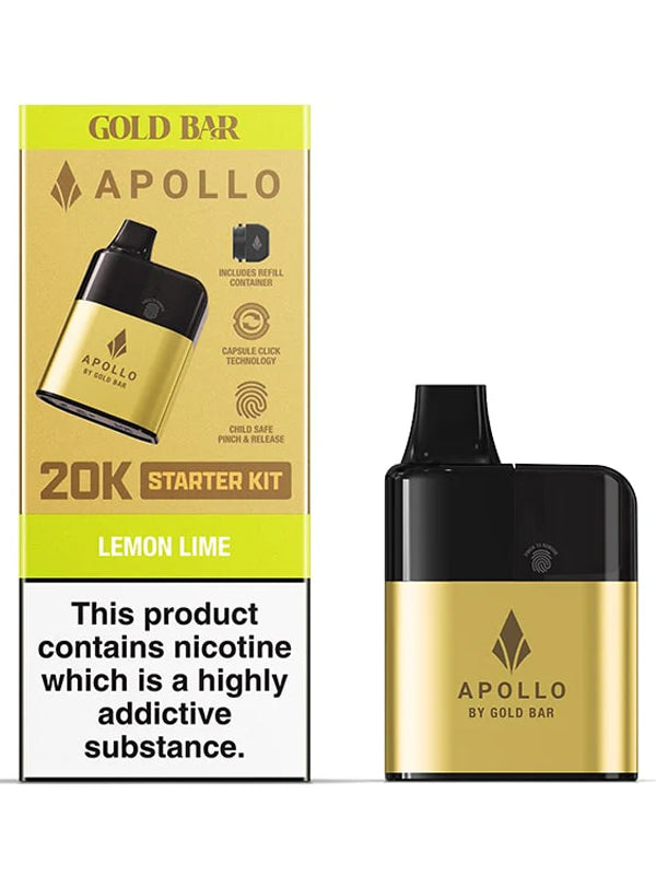 GOLD BAR Apollo Prefilled Pod Kit Lemon Lime