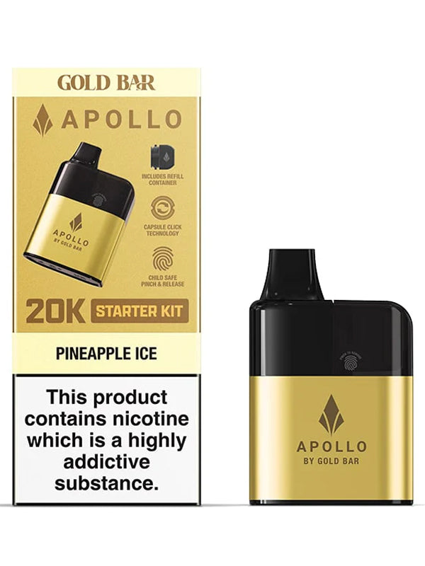 GOLD BAR Apollo Prefilled Pod Kit Pineapple Ice