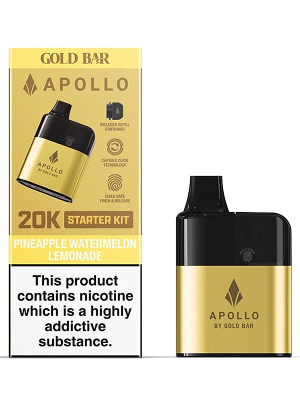 GOLD BAR Apollo Prefilled Pod Kit Pineapple Watermelon Lemonade