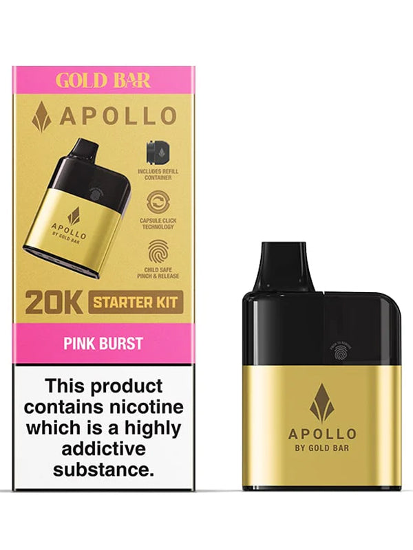 GOLD BAR Apollo Prefilled Pod Kit Pink Burst