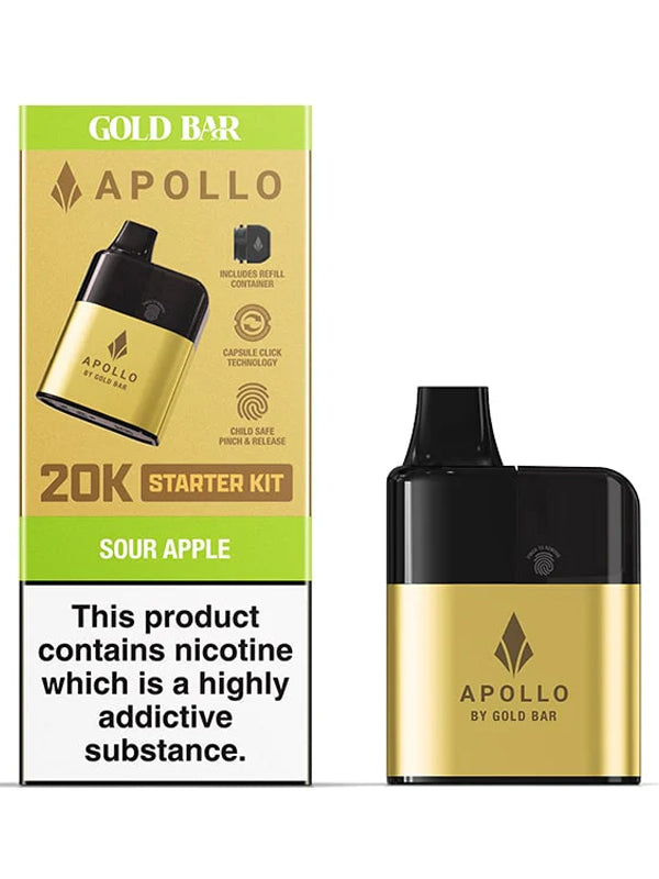 GOLD BAR Apollo Prefilled Pod Kit Sour Apple