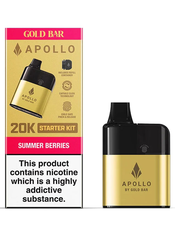 GOLD BAR Apollo Prefilled Pod Kit Summer Berries