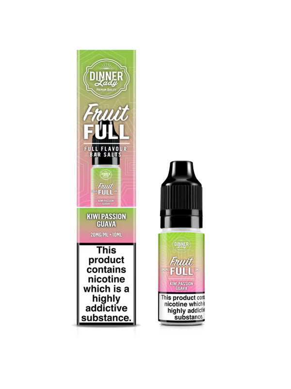 Kiwi Passion Fruit Guava Fruit FULL Nic Salt E-Liquid by Dinner Lady